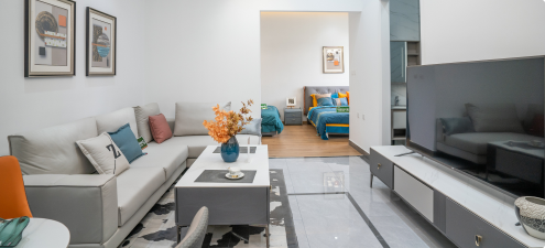 今朝装饰新房装修客厅样板间